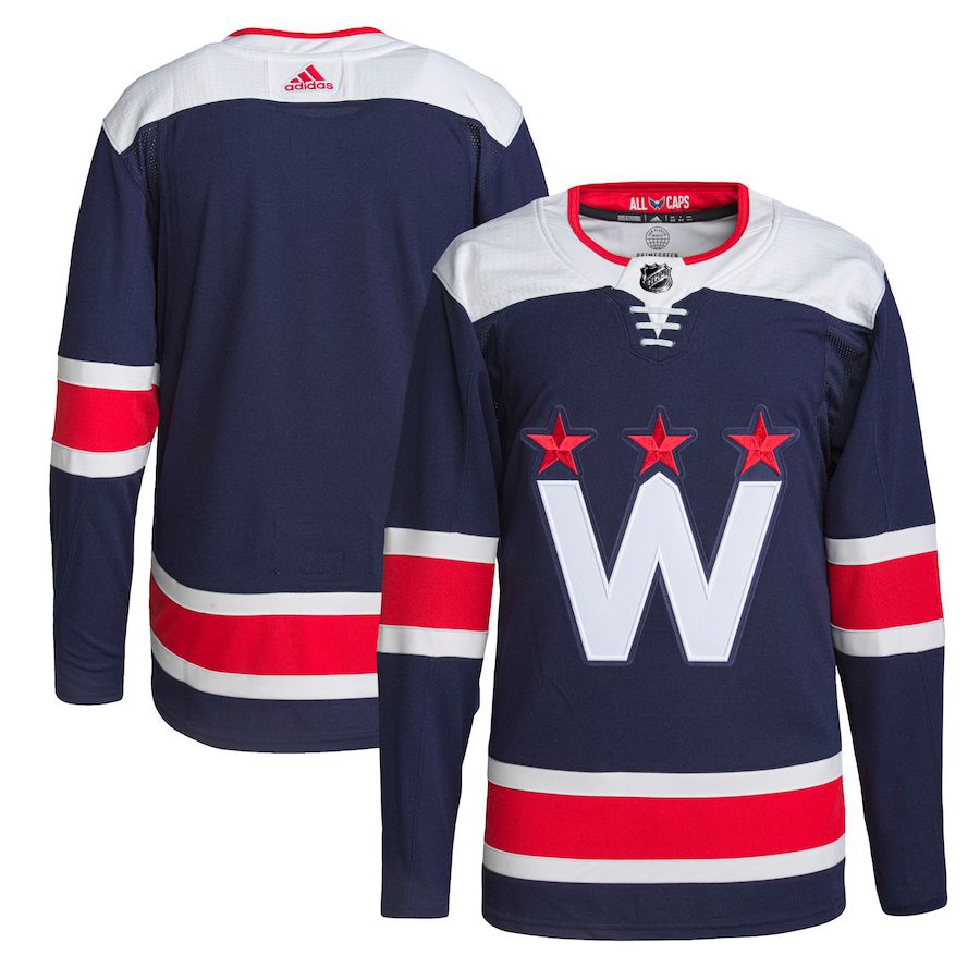 Men Washington Capitals adidas Navy Alternate Authentic Pro NHL Jersey